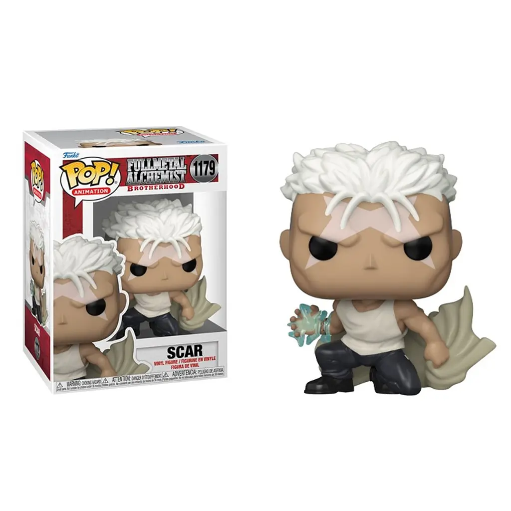 Фигурка Funko Pop Фанко Поп Fullmetal Alchemist Стальной алхимик Brotherhood - Scar Шрам 10 см FA BS 1179 - фото 4