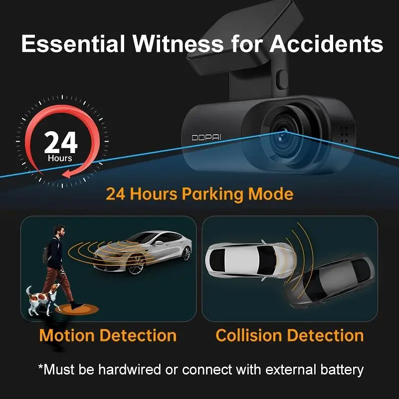 Відеореєстратор DDPai Mola N3 QHD Dash Cam Global UA - фото 6
