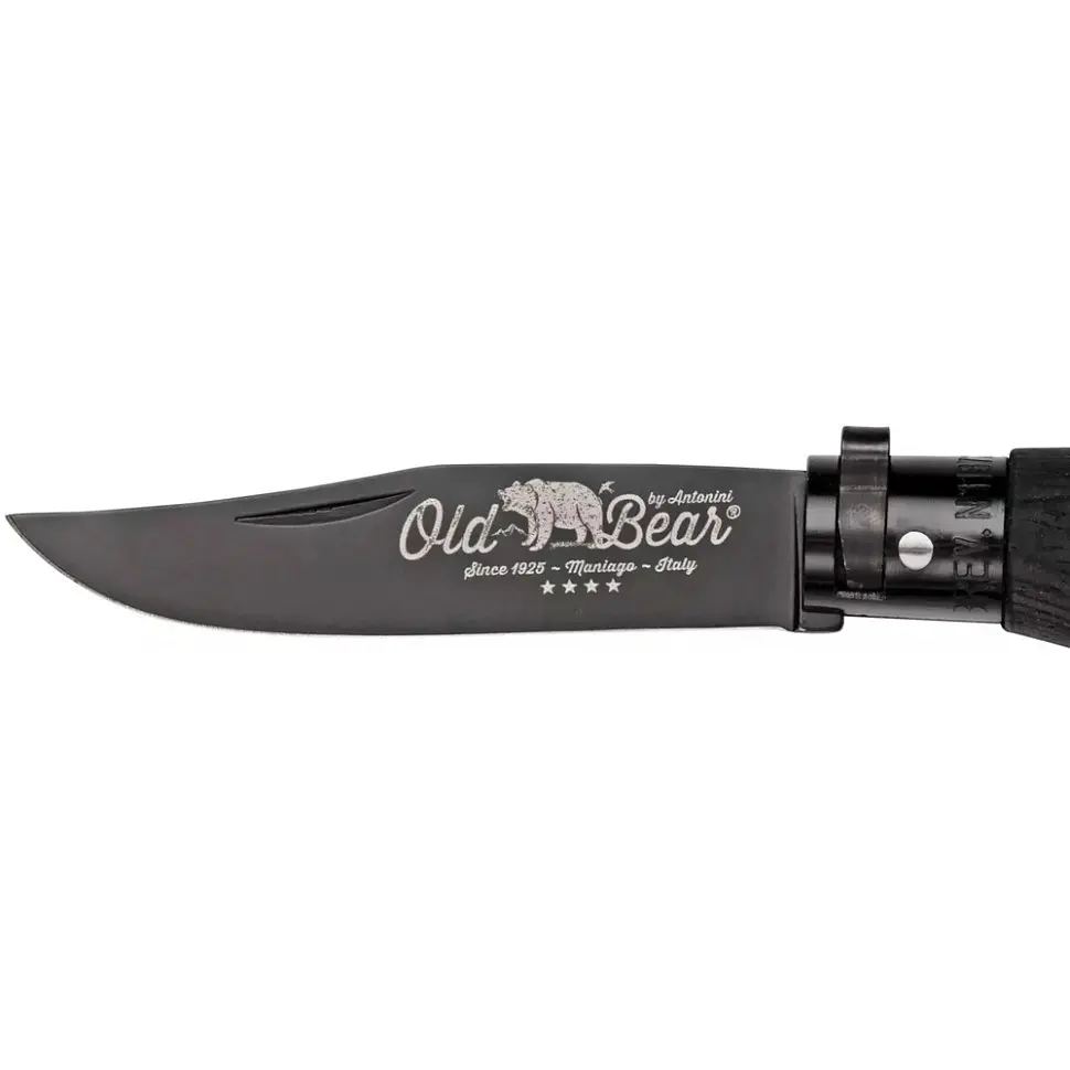 Ніж Old Bear Total Чорний M, 1.4060 steel, wood handle,, чорний - фото 3