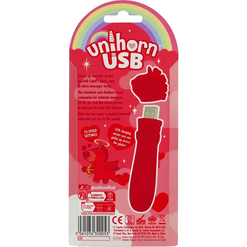 Вібратор Unihorn USB Bullet-Cupid's Beau (SX2861) [150220] - фото 4