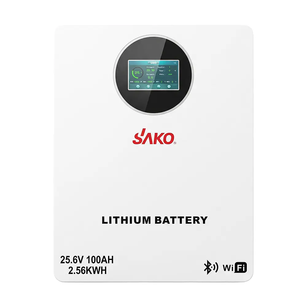 Акумуляторна батарея літій-залізо-фосфатна LiFePO4 100А*год 25.6В 2560Вт*год Sako Li-Sun series SK-25.6V100Ah настінний / підлоговий монтаж (42-00243) - фото 2