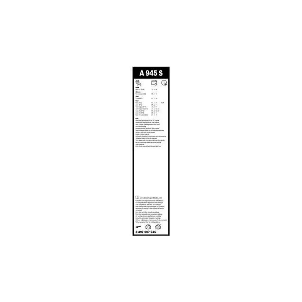 Щітка склоочисника Bosch 3 397 007 945 - фото 5