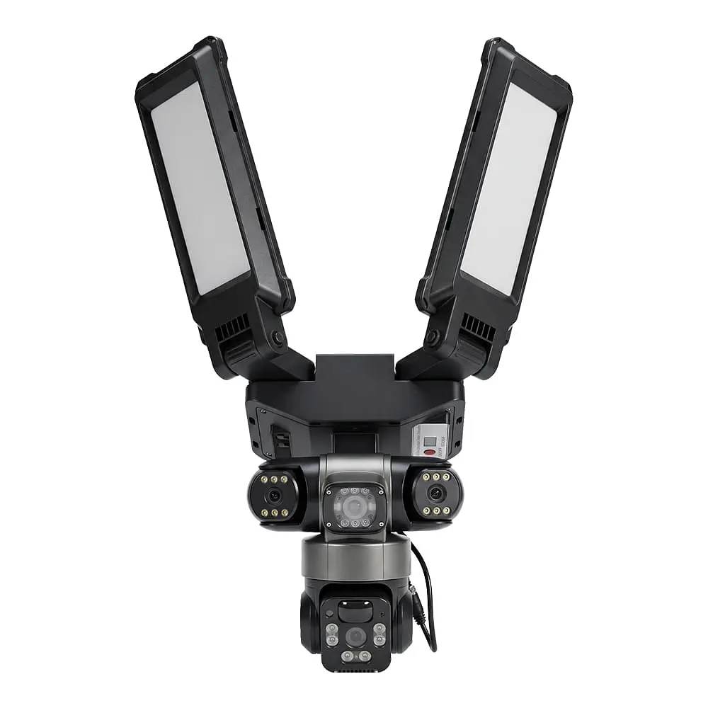 IP PTZ-відеокамера автономна з 4G, прожектором та сонячною панеллю 3Mp+3Mp+3Mp Light Vision VLC-1223IGL/3C (Lamp+Solar) f=4mm, на акумуляторних батареях (75-00358) - фото 2