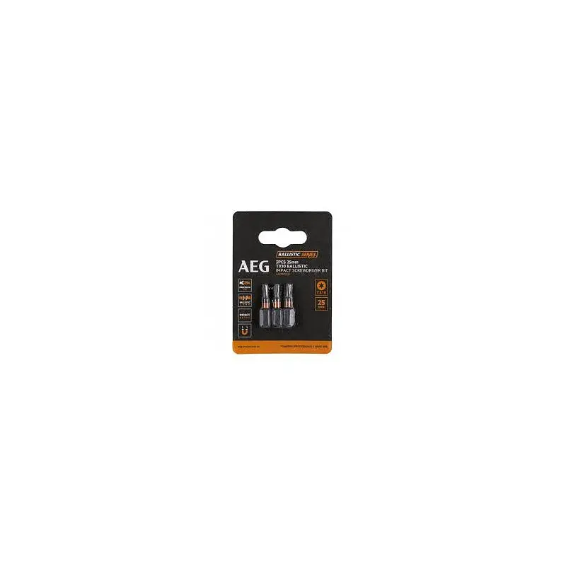 Біта ударна AEG AAK252TX10, TX10, 25мм (3шт)