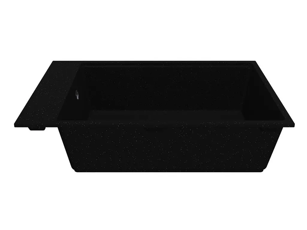 Кухонна мийка Miraggio LAGOON 760 black (0002248) Граніт, Під стільницю/Врізна, Чорний - фото 3