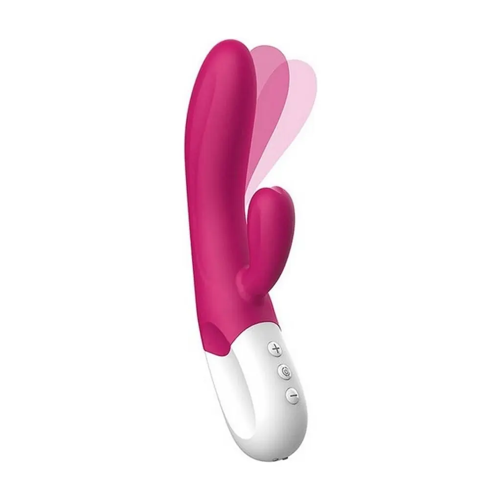 Вібратор-кролик Liebe Bend It Plus Rechargeable, гнучкий, 2 мотори, 10 режимів