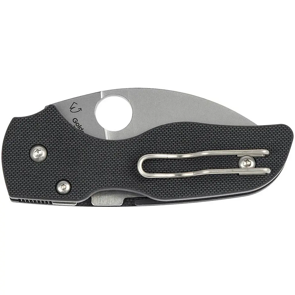 Ніж Spyderco Lil' Native G-10 Wharncliffe, чорний (C230GPWC) - фото 4