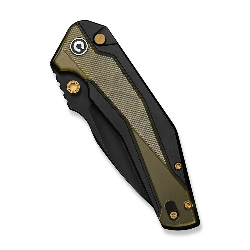 Ніж складаний туристичний Civivi Wellmax (9.1 см) 14C28N / Aluminum чорний/жовтий - фото 4