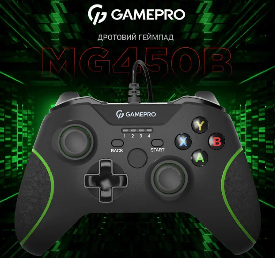 Геймпад джойстик GamePro MG-450 Black USB PC/PS3/Android - фото 4