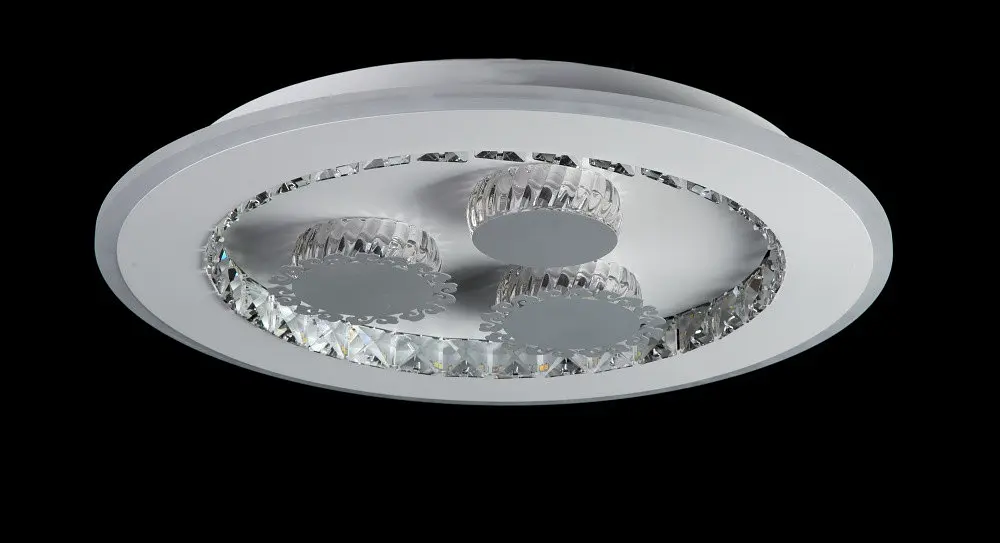 Люстра стельова LED Splendid Ray LK39462/480/4, 110W, білий, сучасний стиль з пультом регулювання яскравості - фото 2