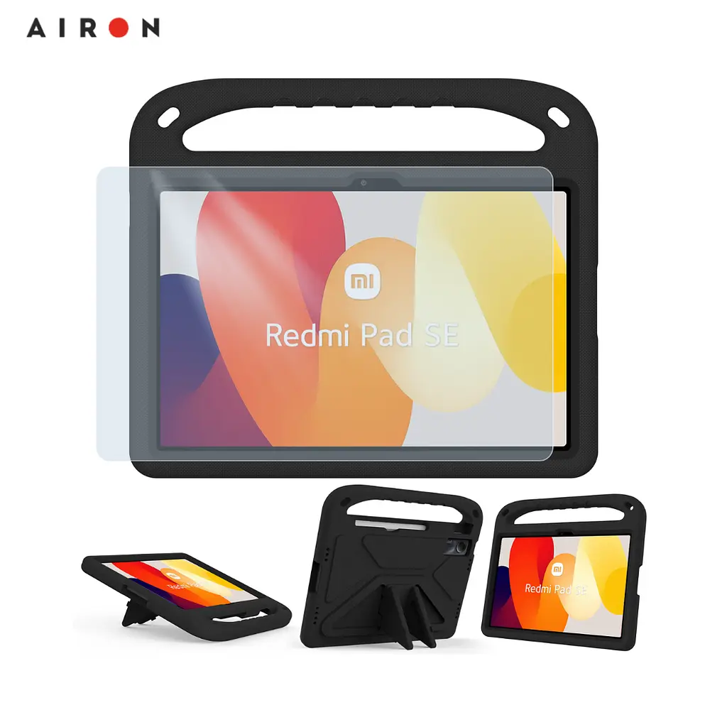 Защитный EVA чехол AIRON Premium для Xiaomi Redmi Pad SE 11" 2023 черный - фото 2