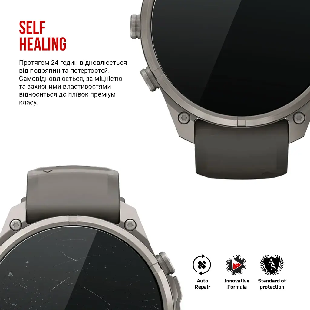 Плівка захисна Armorstandart hydrogel Garmin Fenix 9 Pro Solar 47mm 6 pcs (ARM94002) - фото 3