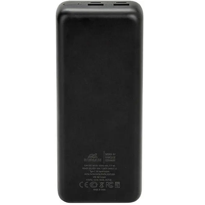 Універсальна мобільна батарея (портативний АКБ) RivaCase Rivapower VA1080 30000 mAh 65W - фото 3