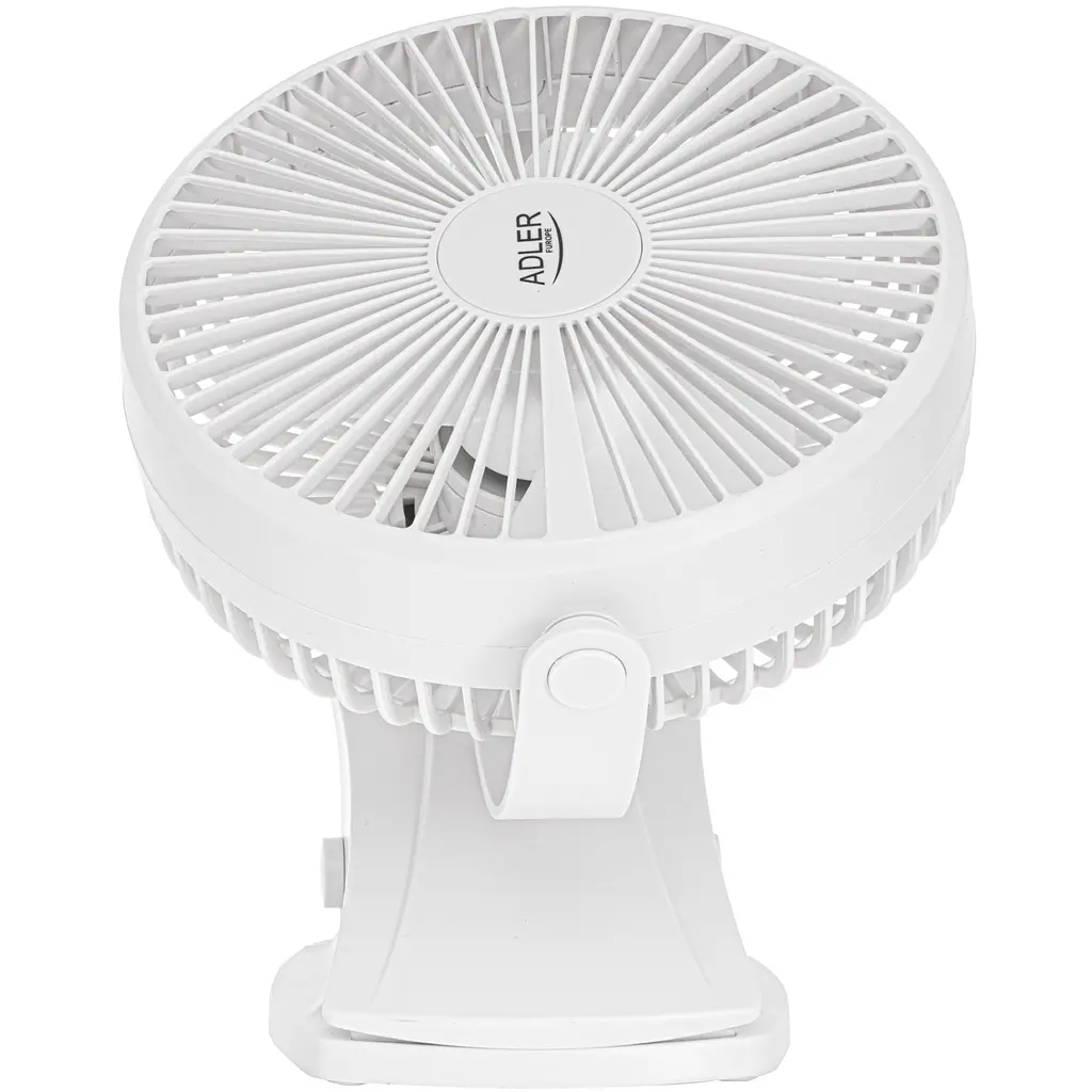 Вентилятор AdlerAD 7342 white настільний/ акумуляторний/ 5Вт/ D=15.5см/ USB-C/ білий - фото 2