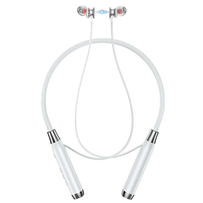Бездротові спортивні навушники HOCO ES62 Pretty neck-hang BT earphones сірий - фото 3