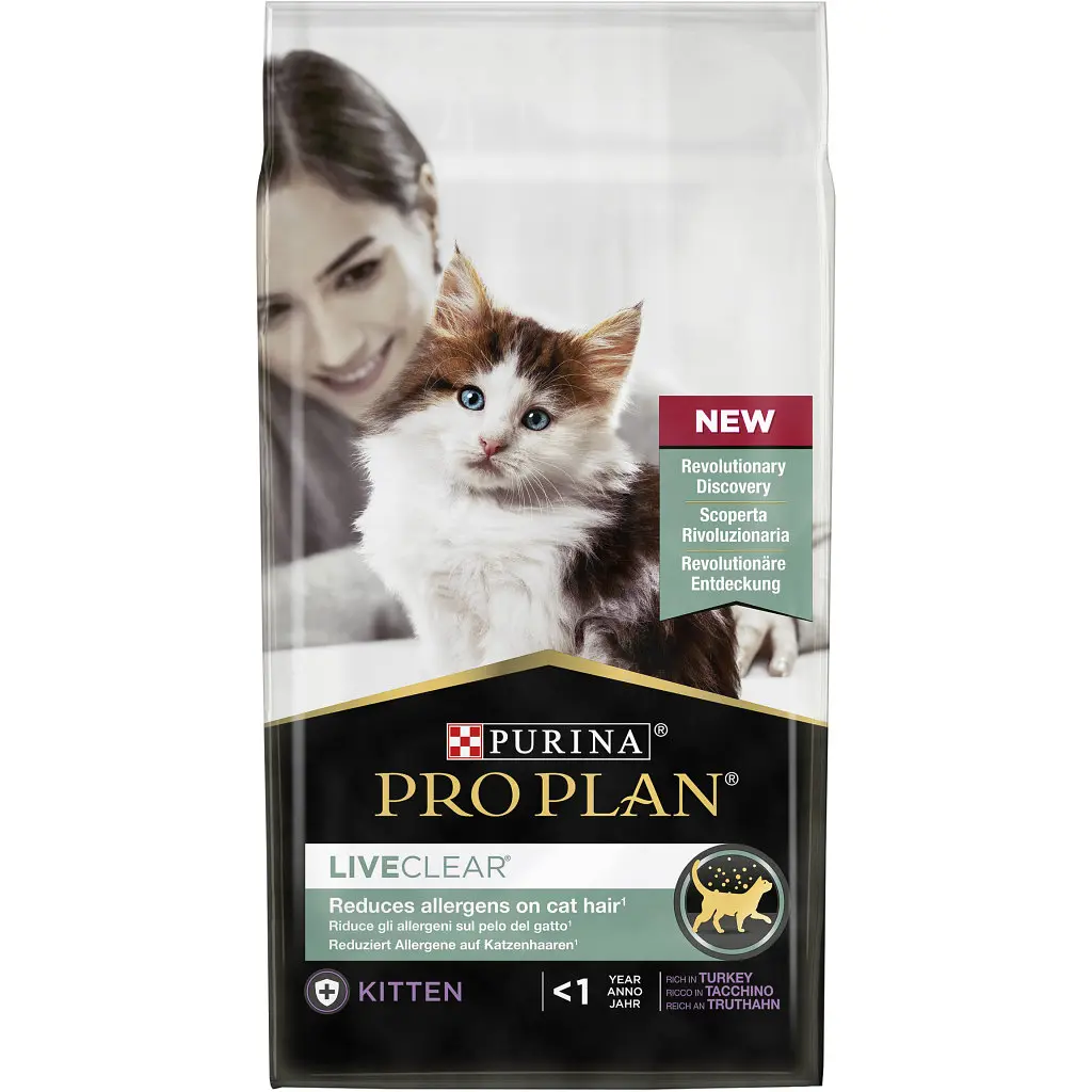 Сухий корм для кішок Purina Pro Plan LiveClear для зменшення алергенів на шерсті з індичкою 1.4 к (7613287232526) - фото 2