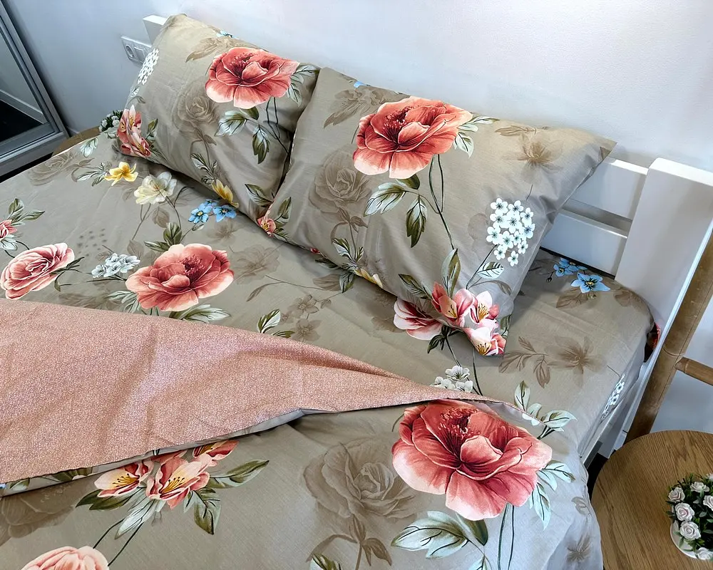 Постільна білизна LARA сатин d13200e євро - фото 3