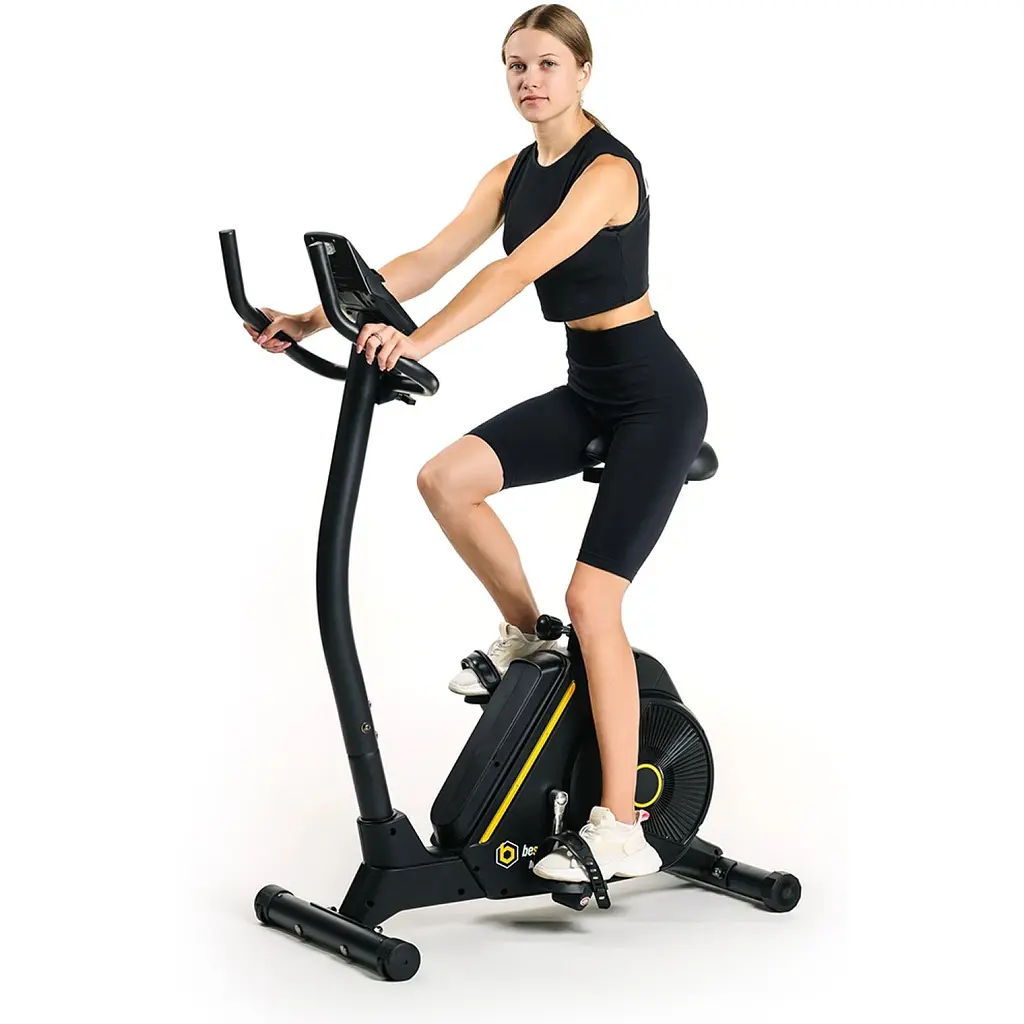 Велотренажер Besport BS-6047 Maybike електромагнітний чорно-жовтий - фото 13