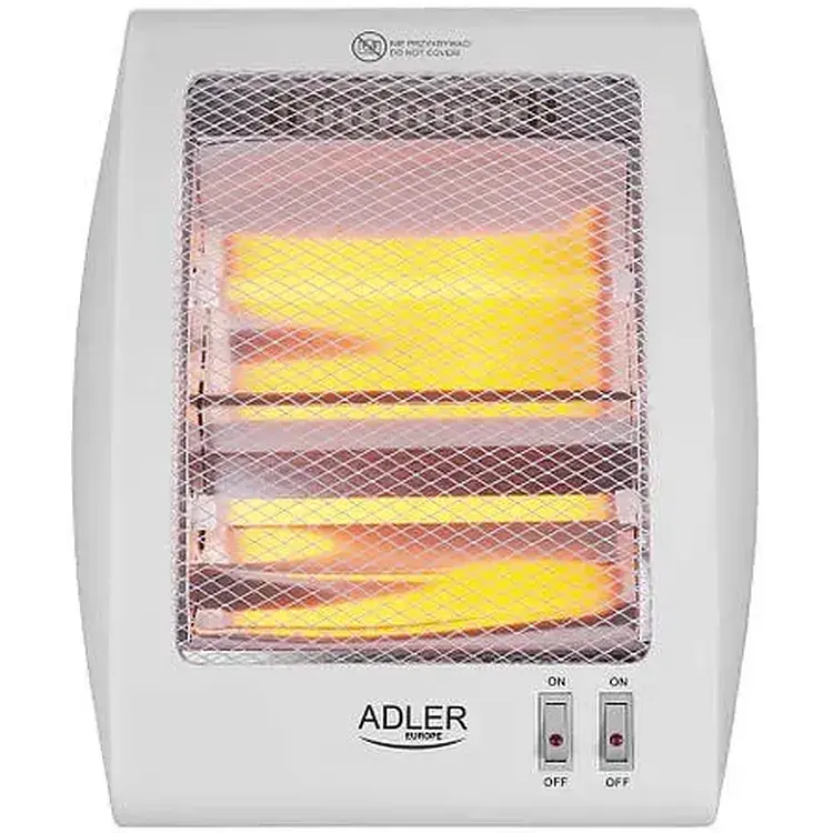 Обогреватель инфракрасный Adler AD 7709 портативный 800 Вт с защитой от опрокидывания белый - фото 2
