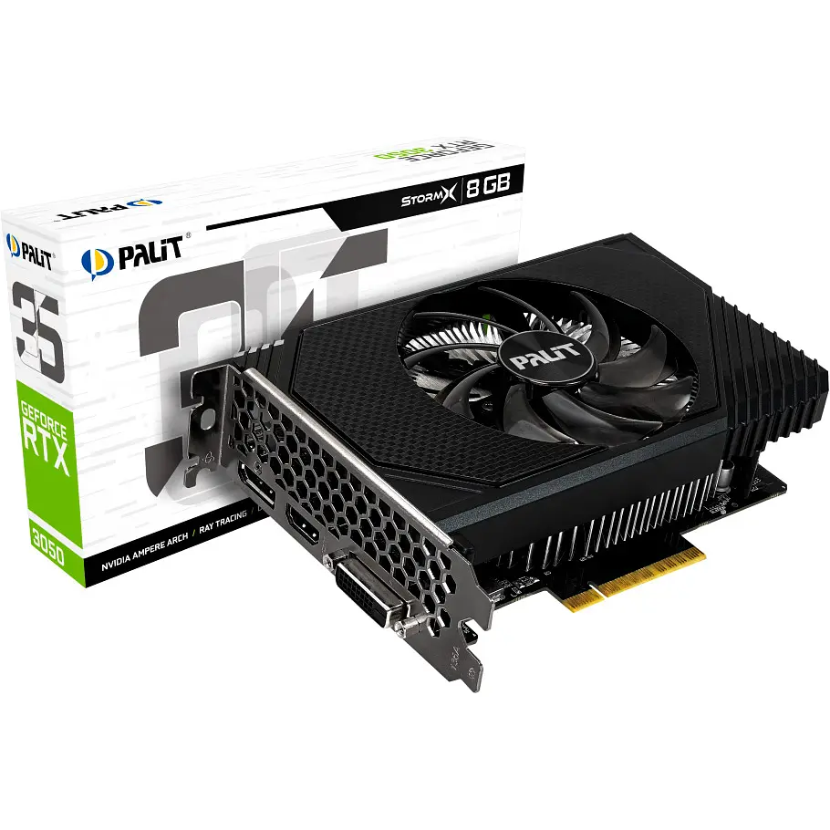 Відеокарта Palit GeForce RTX 3050 StormX 8GB [NE63050018P1-1070F] [104757] - фото 2