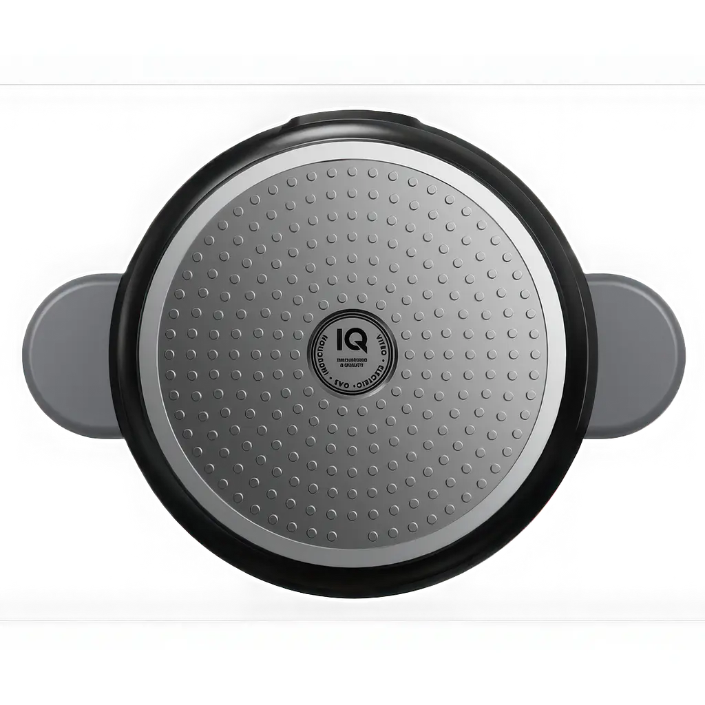 Сотейник IQ Be Creative алюмінієвий з двома ручками з кришкою 28 см 4.0 л (IQ-2147-28) - фото 4