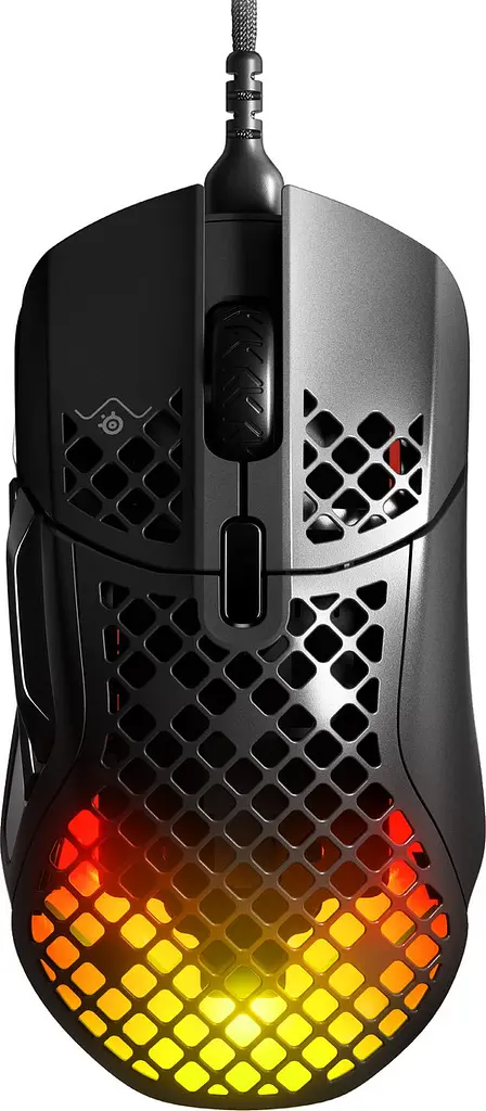 Миша ігрова SteelSeries Aerox 5 Wired USB чорна (62401)