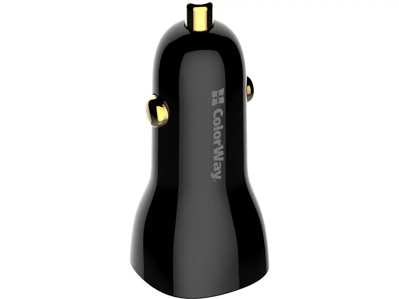 Автомобільний зарядний пристрій ColorWay Power Delivery 60 W Black (CW-CHA046PD-BK) - фото 5