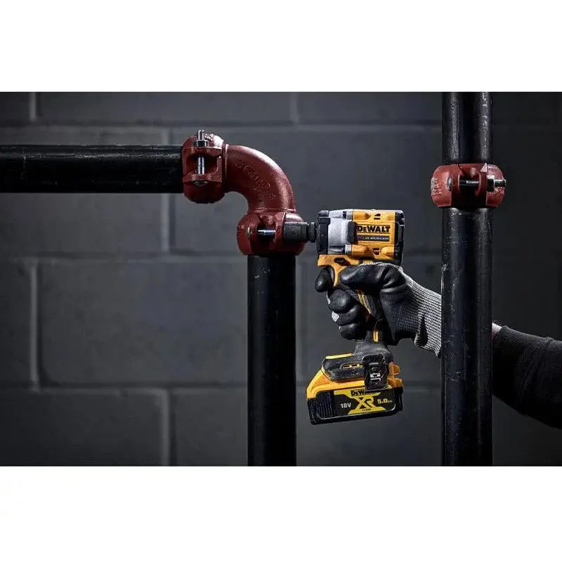 DeWALT Гайковерт ударний аккумуляторний DeWALT XR Li-Ion 18В 610Нм 1440-2500об/хв 3550уд/хв 3/8" 1.1кг без АКБ та ЗП - фото 7