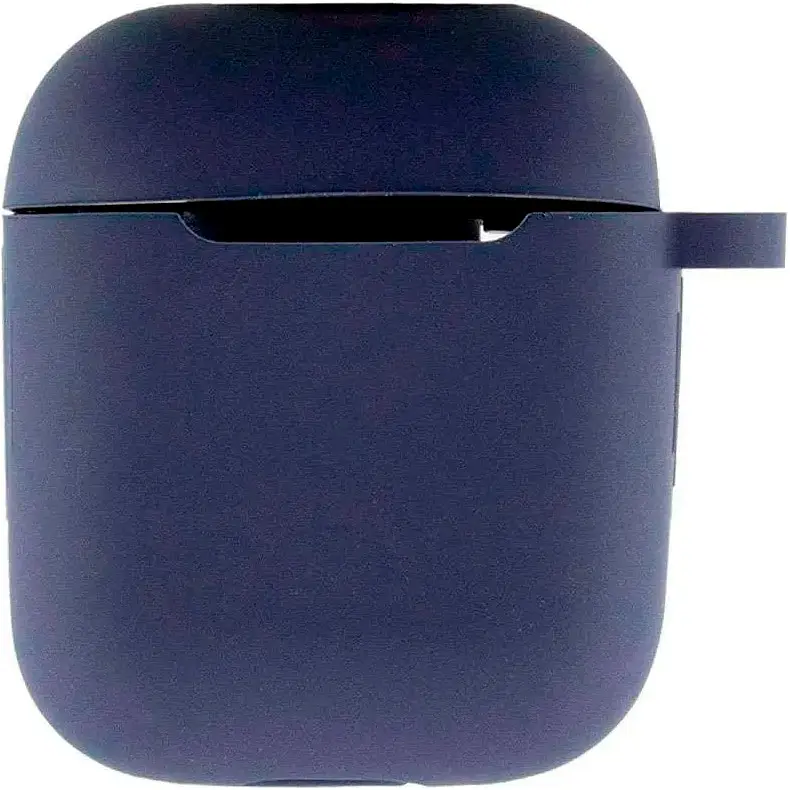Чехол для наушников Silicone Case + Carbine для AirPods Deep Blue [103185] - фото 2
