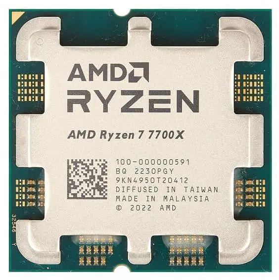 Процесор AMD Ryzen 7 7700X (100-000000591) (Socket AM5, 16T, 5.4 ГГц, Tray)