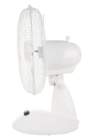 Настільний вентилятор Adler AD 7302, 23 см, 45 Вт, поворотний, 2 швидкості, регулювання нахилу, компактний вентилятор для дому та - фото 3