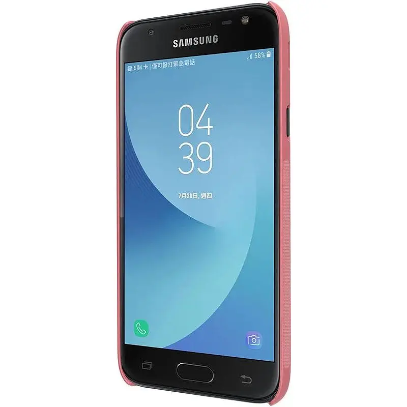 Чехол-накладка Nillkin Super Frosted Shield Samsung Galaxy J3 2017 (J330) Rose Gold - фото 4