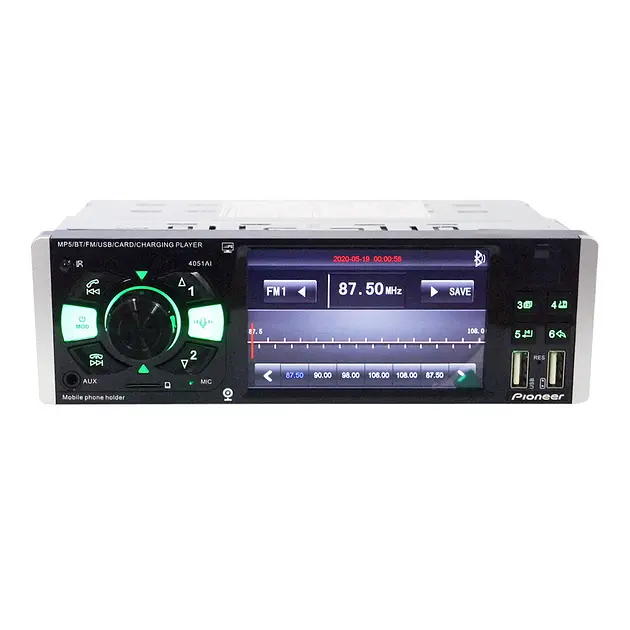 Автомагнітола XPRO 4051 4.3 ISO BT з великим 4.3 екраном та Bluetooth-підключенням (40564-4051_829) - фото 2