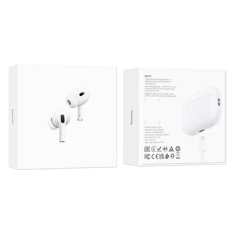 Наушники Hoco True Wireless stereo headset EW77 BT5.4, 4H - фото 2