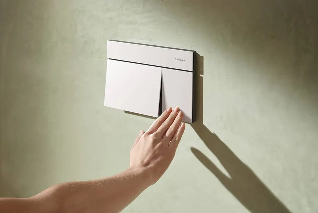 Кнопка змиву для інсталяції Hansgrohe iFrame Element E матовий білий 66003700 - фото 3