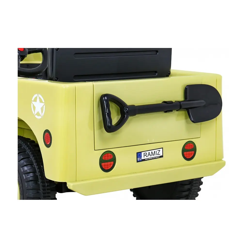 Електроавтомобіль Ramiz Retro military 12 ст, бежевий (PA.JH-103.BEZ) - фото 15