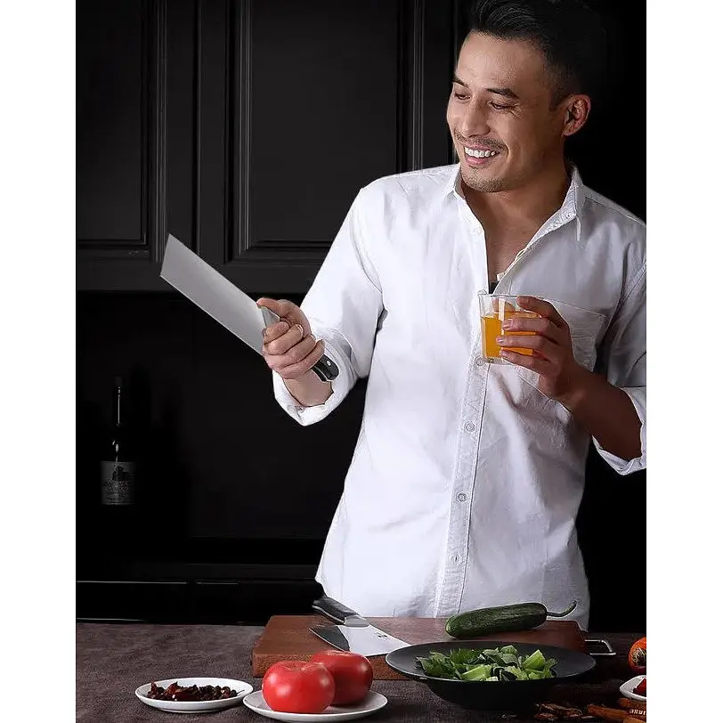 Набор ножей Huo Hou Fire Molybdenum Vanadium Steel Kitchen Knife 2 in 1 - фото 4