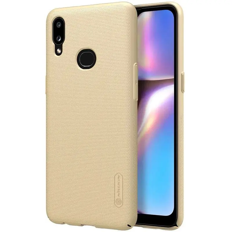 Чохол-накладка Nillkin Super Frosted Shield Case Samsung Galaxy A10s A107F Gold - фото 4