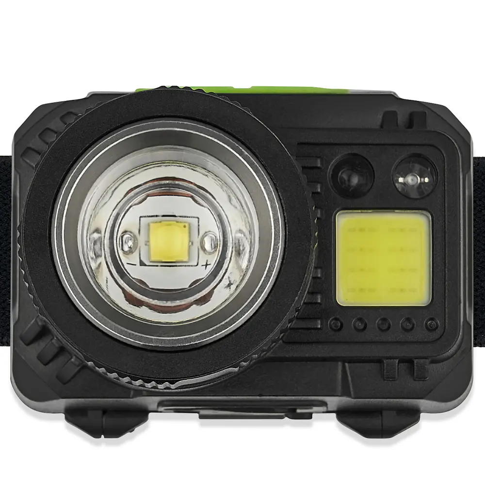 Ліхтар налобний Winso Pro 550Lm, 5W CREE XPG+COB, 1200mAh/3xAAA, з сенсором білий/червоний(751400) - фото 5