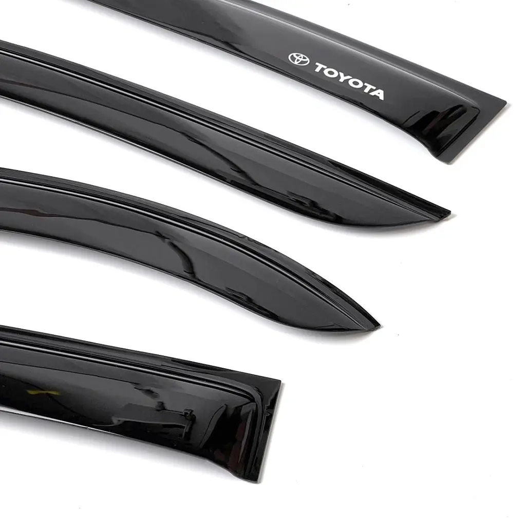 Window deflectors wind deflectors Toyota Yaris I 5d 2006-2012 Hatchback Scotch 3M Voron Glass - фото 2