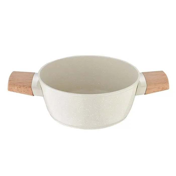 Каструля з кришкою Bergner Naturally 20 см 2.4 л (BG-34745-CR) - фото 3