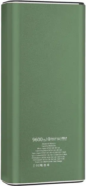 Портативна батарея Powerbank Gelius Pro CoolXiaomini GP-PB10-211 9600 mAh Green - фото 7