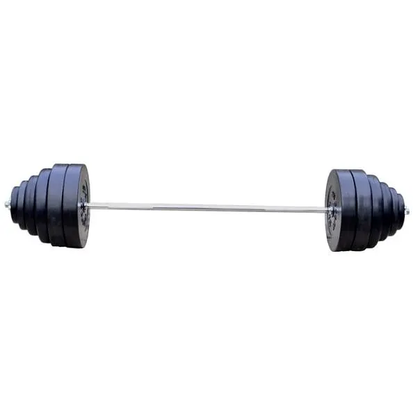 Штанга + гантели RN Sport 80 кг 4 грифа диска + перчатки - фото 3