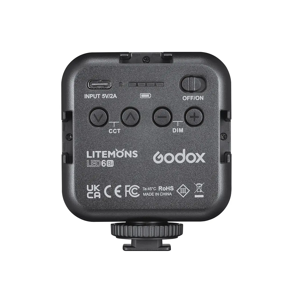LED6Bi - Спалах - Накамерне LED свитло LITEMONS LED6Bi-Color Godox - фото 4