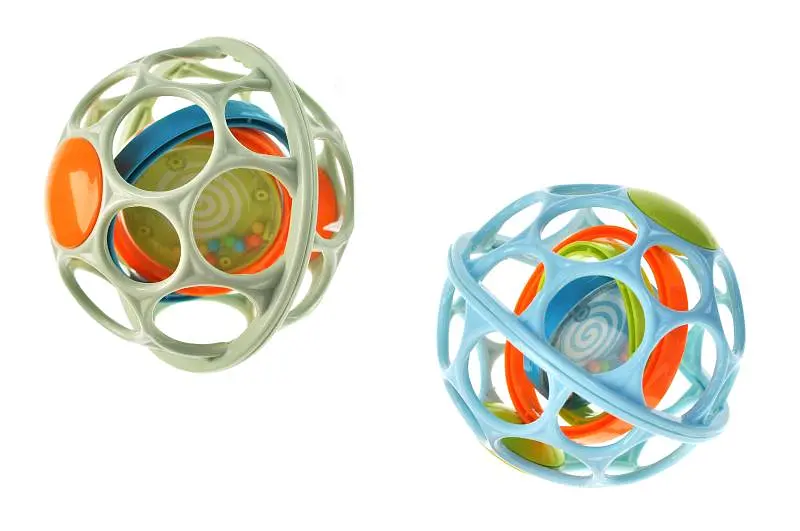 Брязкальце м'ячик Baby Series 3609 на планшеті р.17,5x9,5x9,5 см YG Toys - фото 3