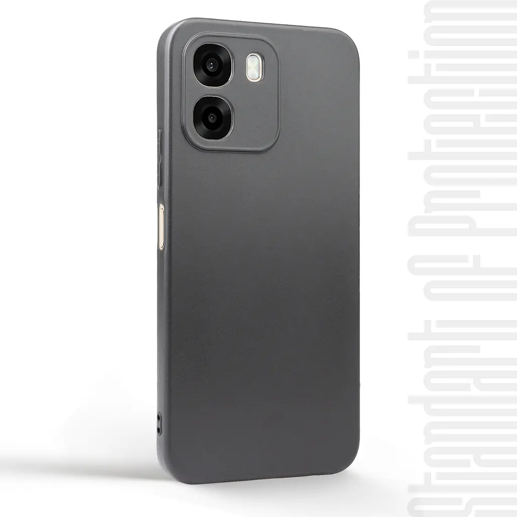 Чехол-накладка для смартфона OPPO A6 4G противоударный, силиконовый, термополиуретановый (ТПУ), с защитой камеры и корпуса, черный, защита всего корпуса, ArmorStandart (ARM90345) - фото 2