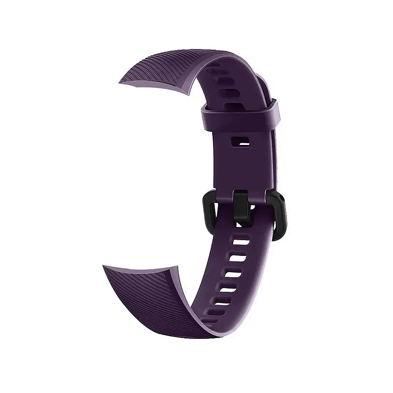 Ремінець для фітнес-браслета MIIQNUS для Honor Band 4 і 5 пурпурний - фото 3