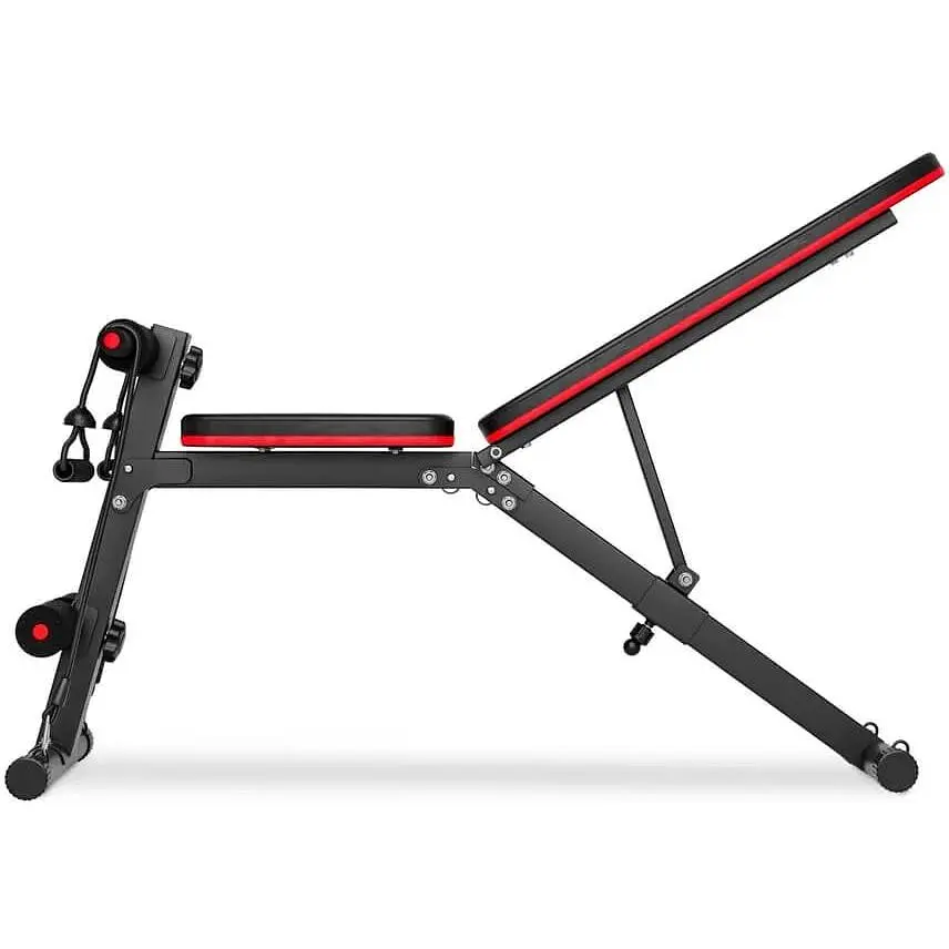 Скамья тренировочная Hop-Sport HS-1030 с фиксатором для ног - фото 4