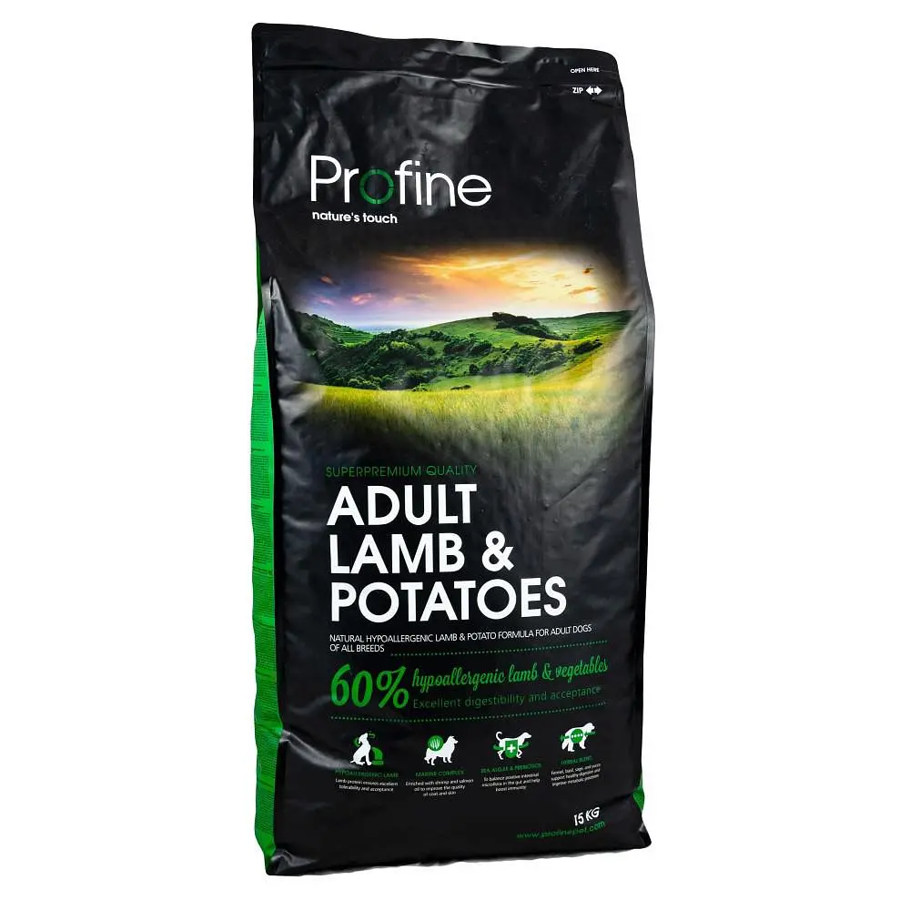 Сухой корм Profine Adult Lamb 15 кг гипоаллергенный корм с ягненком и картофелем для взрослых собак - фото 5