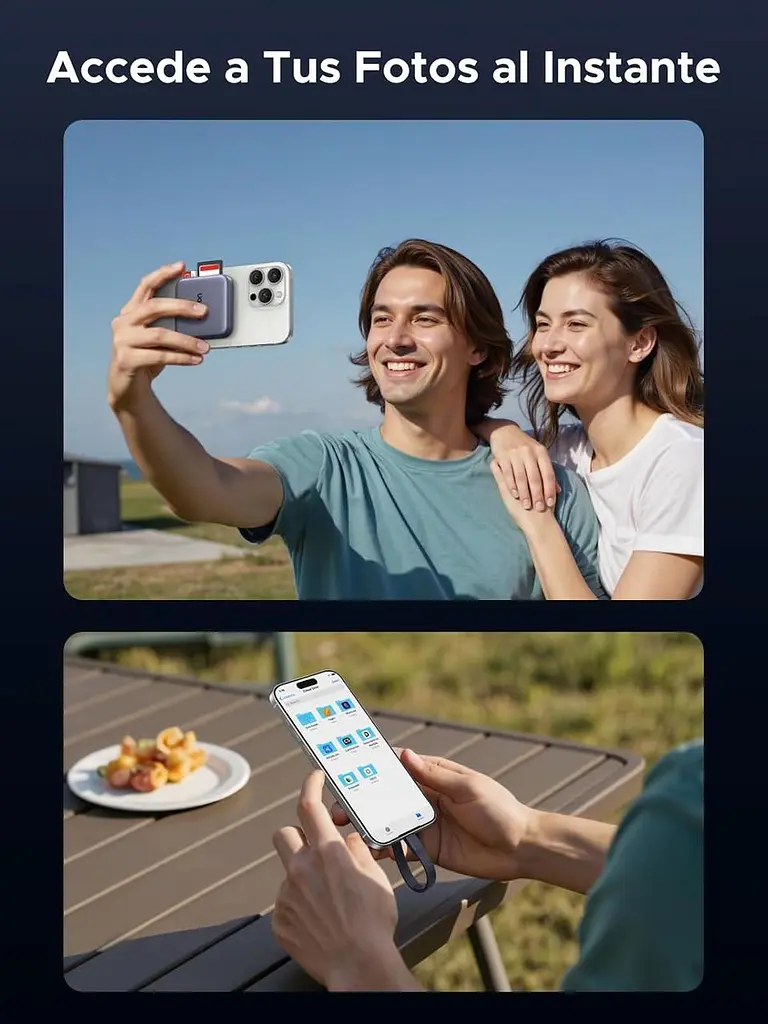 Магнітний USB-C кардрідер Ugreen SD/TF UHS-II 312MB/s PD 100W, алюміній - фото 8